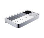 OMNIRES LU30330CR - Nástenná polica do sprchy LUGANO 20 cm lesklý chróm LU30330CR