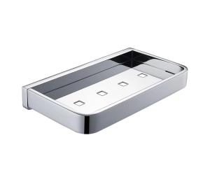 OMNIRES LU30330CR - Nástenná polica do sprchy LUGANO 20 cm lesklý chróm LU30330CR