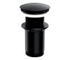 OMNIRES A716BL - Umývadlový výpust CLICK-CLACK pr. 6,6 cm polomatná čierna A716BL