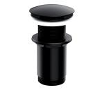 OMNIRES A716BL - Umývadlový výpust CLICK-CLACK pr. 6,6 cm polomatná čierna A716BL