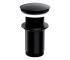 OMNIRES A716BL - Umývadlový výpust CLICK-CLACK pr. 6,6 cm polomatná čierna A716BL