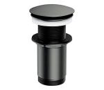 OMNIRES A716GR - Umývadlový výpust CLICK-CLACK pr. 6,6 cm kefovaný grafit A716GR