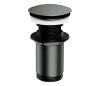 OMNIRES A706GR - Umývadlový výpust CLICK-CLACK pr. 6,6 cm kefovaný grafit A706GR