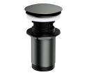 OMNIRES A706GR - Umývadlový výpust CLICK-CLACK pr. 6,6 cm kefovaný grafit A706GR
