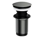 OMNIRES A706GR - Umývadlový výpust CLICK-CLACK pr. 6,6 cm kefovaný grafit A706GR
