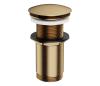 OMNIRES A716BR - Umývadlový výpust CLICK-CLACK pr. 6,6 cm kefovaná bronzová A716BR