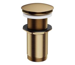OMNIRES A716BR - Umývadlový výpust CLICK-CLACK pr. 6,6 cm kefovaná bronzová A716BR