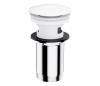 OMNIRES A706BM - Umývadlový výpust CLICK-CLACK pr. 6,6 cm matná biela A706BM