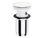 OMNIRES A706BM - Umývadlový výpust CLICK-CLACK pr. 6,6 cm matná biela A706BM