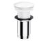 OMNIRES A716BP - Umývadlový výpust CLICK-CLACK pr. 6,6 cm lesklá biela A716BP