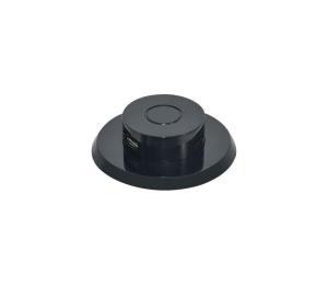 DC63B-PD24 - Vstavaná USB nabíjačka USB A+C čierna DC63B-PD24
