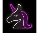 2Kids Toys - LED Neónová nástenná dekorácia LED/5W/USB jednorožec 2D98109