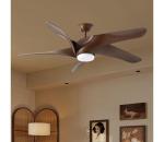 ZE - LED stropný látor LUCCA LED/18W/230V Wi-Fi Tuya hnedý + DO ZEV005