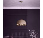 Eglo 39948 - Luster na lanku GAETANO 1xE27/40W/230V hnedá 39948