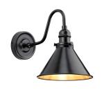 Elstead PV1-OB - Nástenné svietidlo PROVENCE 1xE27/60W/230V čierna PV1-OB