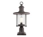 Elstead Kichler KL-RIVERWOOD3-M - Vonkajšia lampa RIVERWOOD 1xE27/60W/230V IP44 čierna KL-RIVERWOOD3-M