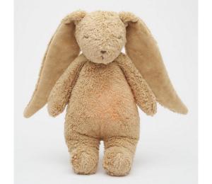 Moonie - Uspávadlo s melódiou a svetlom zajačik 2.0 organic cappuccino 8649MOO