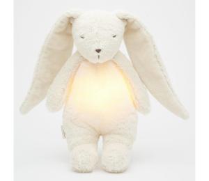 Moonie - Uspávadlo s melódiou a svetlom zajačik 2.0 organic polar 8653MOO