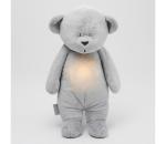 Moonie - Uspávadlo s melódiou a svetlom medvedík 2.0 silver 8655MOO