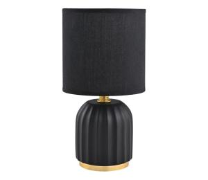 Zuma Line HS8723-BL - Stolná lampa 1xE14/40W/230V čierna/zlatá HS8723-BL