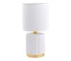 Zuma Line HS8720-WH - Stolná lampa 1xE14/40W/230V biela/zlatá HS8720-WH