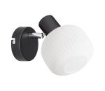 Prezent  - Nástenné bodové svietidlo ARYA 1xE14/40W/230V čierna/biela