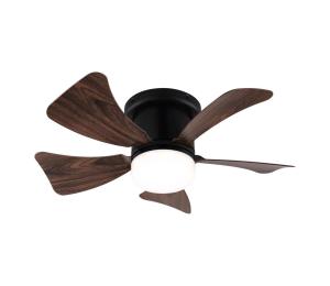 ZE - LED Stmievateľný stropný látor MUNDAKA LED/10W/230V hnedá + DO 03609BROWN- OEM