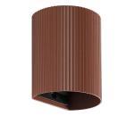 FARO Barcelona FARO 40529 - Nástenné svietidlo SOLE 1xGU10/8W/230V tehlová vrúbkovaná zaokrúhlený 40529