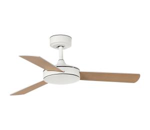 FARO Barcelona FARO 33603DCWT- Stropný látor MINI MALLORCA S hnedá/biela pr. 106 cm WT + DO 33603DCT