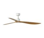 FARO Barcelona FARO 34361WT - Stropný látor OUTWOOD L hnedý/biely priemer 150 cm WT IP44 + diaľkové ovládanie 34361T