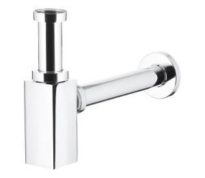 KFA Armatura 600-002-00 - Hranatý umývadlový sifón lesklý chróm 600-002-00