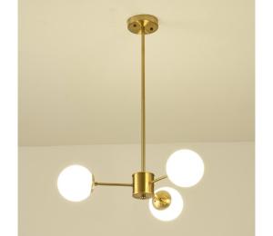 Eurolamp Luster na tyči 3xE27/40W/230V mosadz 144-20019