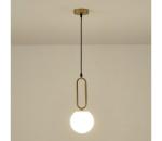 Eurolamp Luster na lanku 1xE27/40W/230V mosadz 144-28516