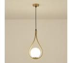 Eurolamp Luster na lanku 1xE27/15W/230V mosadz 144-28517