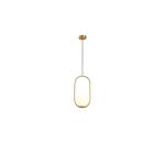 Eurolamp Luster na lanku ORBA 1xE27/15W/230V mosadz 144-28502