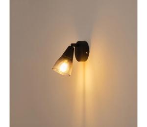 Eurolamp Nástenné bodové svietidlo CLASSY 1xE14/7W/230V dymová 145-25270