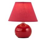 Brilliant - Stolná lampa PRIMO 1xE14/40W/230V keramika/červená 61047/01