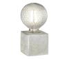 WOFI 8213.01.50.7000 - Stolná lampa BROAD 1xE27/10W/230V betón 8213.01.50.7000