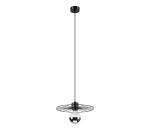 Luster na lanku MONTANA 1xE27/15W/230V pr. 30 cm čierna LM-1.265/300