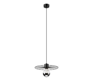 Luster na lanku MONTANA 1xE27/15W/230V pr. 30 cm čierna LM-1.265/300