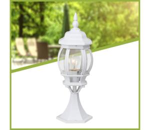 Brilliant - Vonkajšia lampa ISTRIA 1xE27/60W/230V 50 cm IP23 biela 48684/05