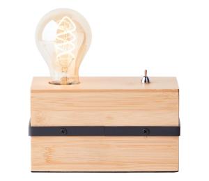 Brilliant - Stolná lampa BENNY 1xE27/40W/230V bambus 93191/76