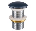 COMAD CLICK-CLACK T201MNB-3 - Umývadlový výpust CLICK-CLACK pr. 7 cm matná modrá CLICK-CLACK T201MNB-3