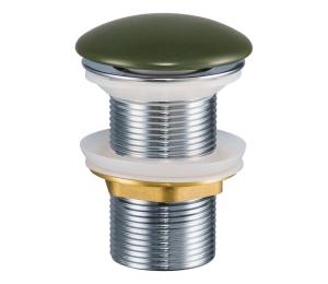 COMAD CLICK-CLACK T201MFG-3- Umývadlový výpust CLICK-CLACK pr. 7 cm matná zelená CLICK-CLACK T201MFG-3