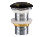 COMAD CLICK-CLACK T201M-B12-3-Umývadlový výpust CLICK-CLACK pr. 7 cm matná čierna CLICK-CLACK T201M-B12-3