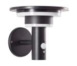 Brilliant - LED Solárne nástenné svietidlo so senzorom GARVINA LED/3W/3,7V IP44 G40405/06