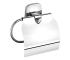 Aqualine - Držiak toaletného papiera s krytom RUMBA lesklý chróm RB107