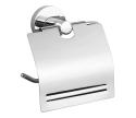 Aqualine - Držiak toaletného papiera s krytom SAMBA lesklý chróm SB107