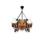 Exodus Lighting Srl Luster na reťazi QUEEN 4xE14/40W/230V buk EX-00161