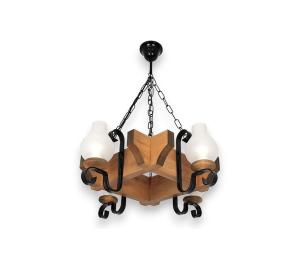 Exodus Lighting Srl Luster na reťazi QUEEN 4xE14/40W/230V buk EX-00161